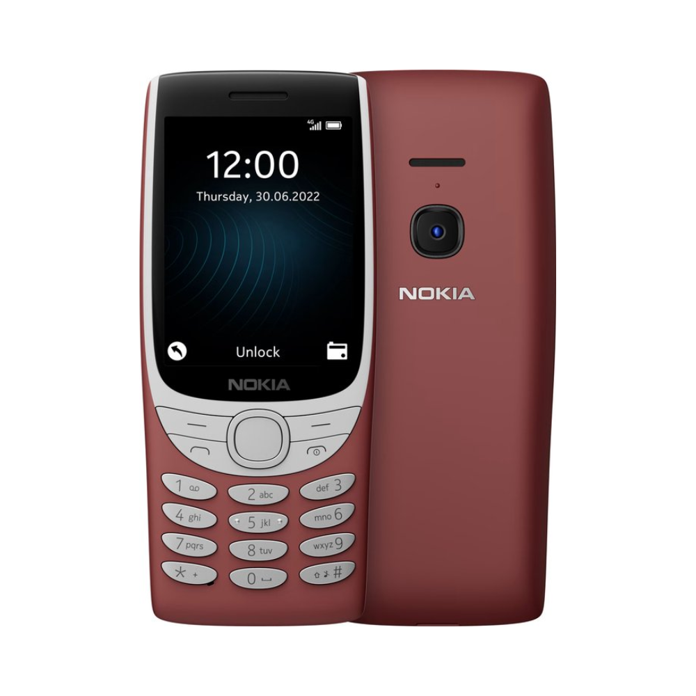 Nokia 8210 4G 7.11 cm (2.8") 107 g Red Entry-level phone