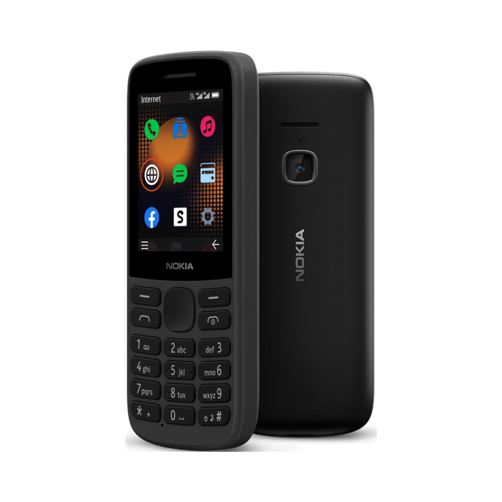 Nokia 215 Black Dual Sim 4G 2.4 INCH Screen FM Radio Bluetooth 5.0