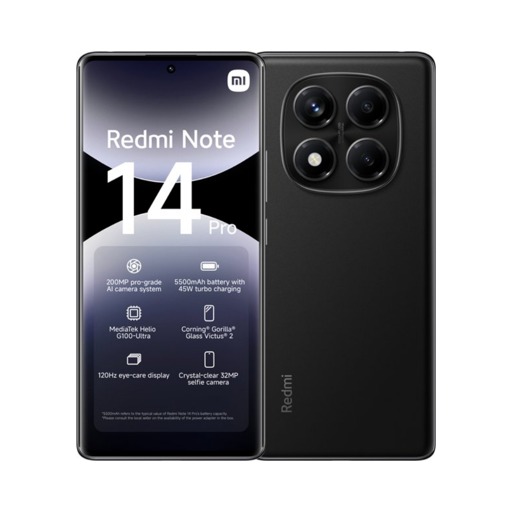 Xiaomi Redmi Note 14 Pro - 8GB/256GB - Midnight Black